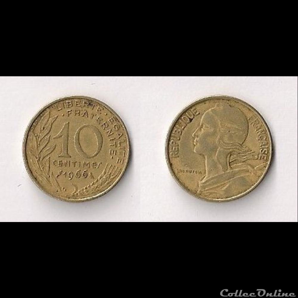 10 Cts Marianne 1966 monnaie france moderne 10 cts marianne 1966