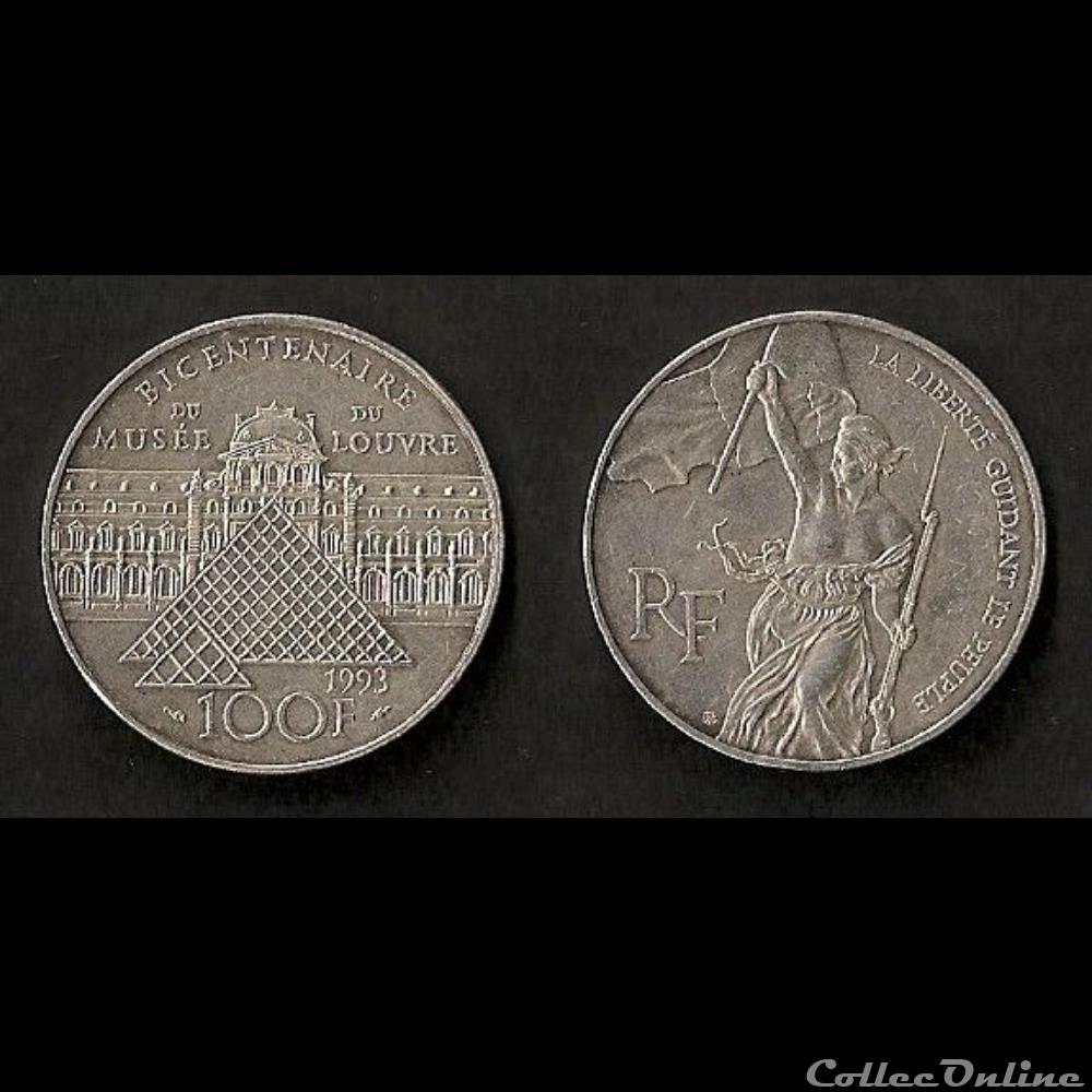 100 Francs La Liberté Guidant le Peuple 1993 monnaie france moderne 100 francs la liberte guidant le peuple 1993