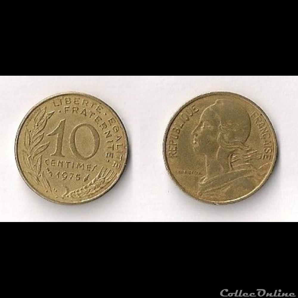 10 Cts Marianne 1975 monnaie france moderne 10 cts marianne 1975