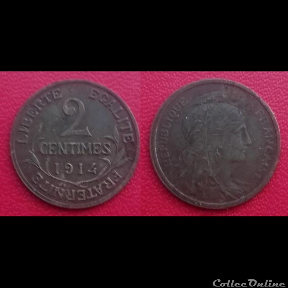 2 Cts Daniel-Dupuis 1914 monnaie france moderne 2 cts daniel dupuis 1914