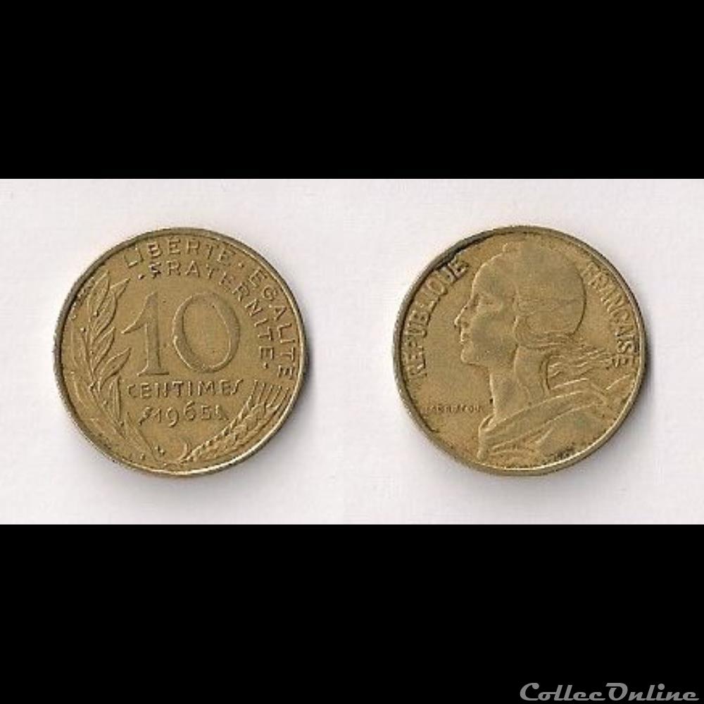 10 Cts Marianne 1965 monnaie france moderne 10 cts marianne 1965