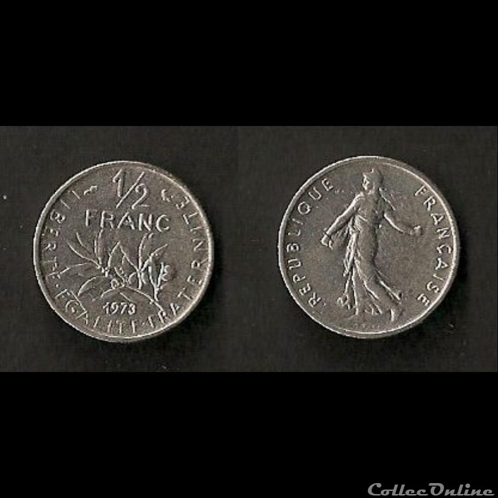 1/2 Franc Semeuse 1973 monnaie france moderne 1 2 franc semeuse 1973