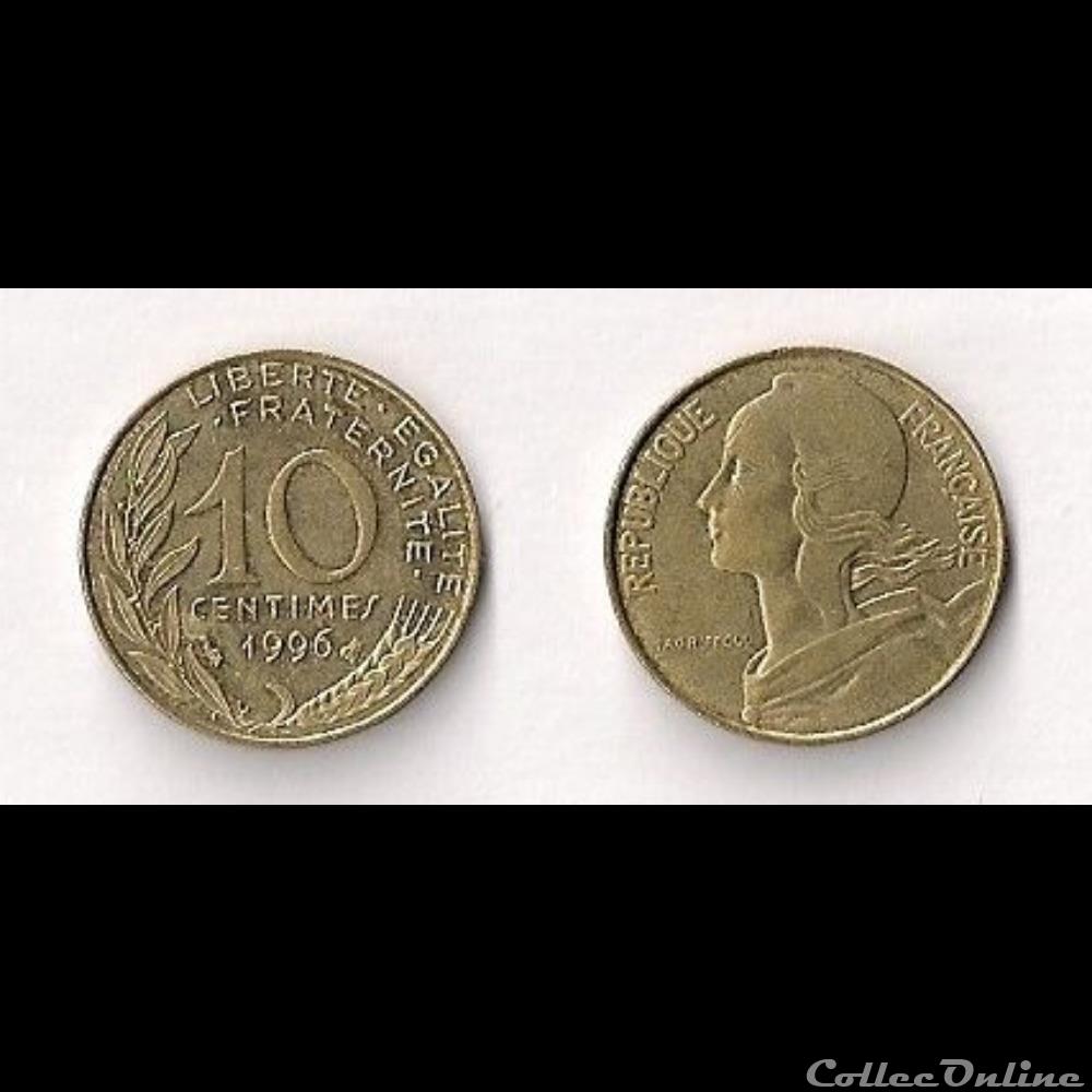 monnaie france moderne 10 cts marianne 1996