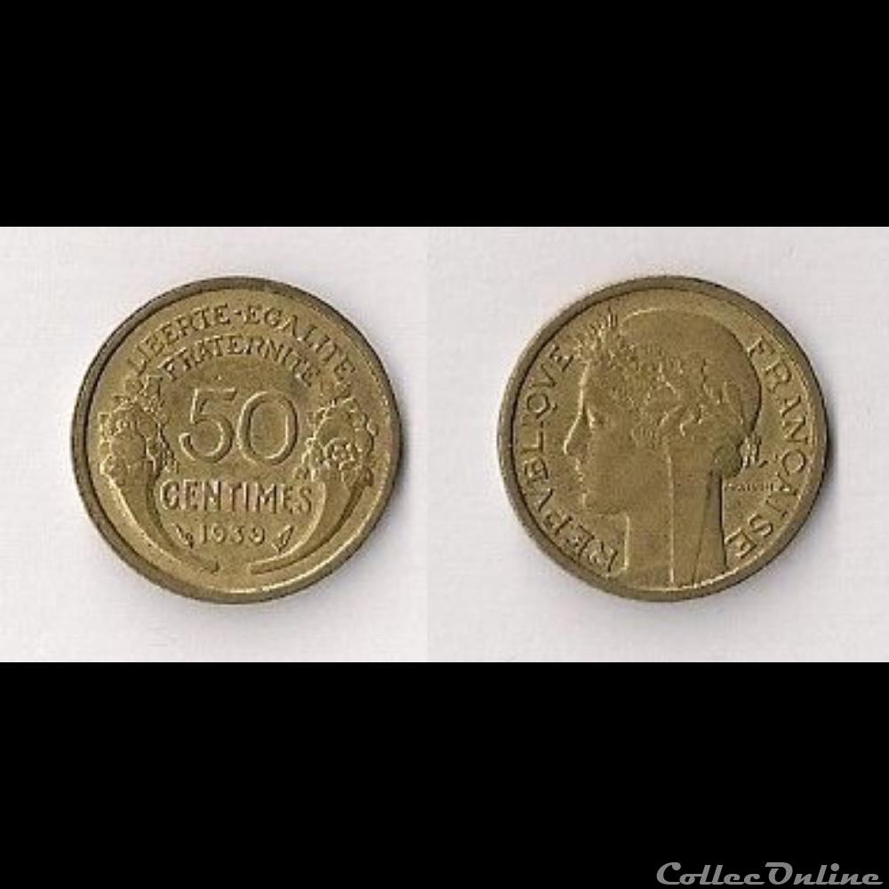 50 Cts Morlon 1939 monnaie france moderne 50 cts morlon 1939