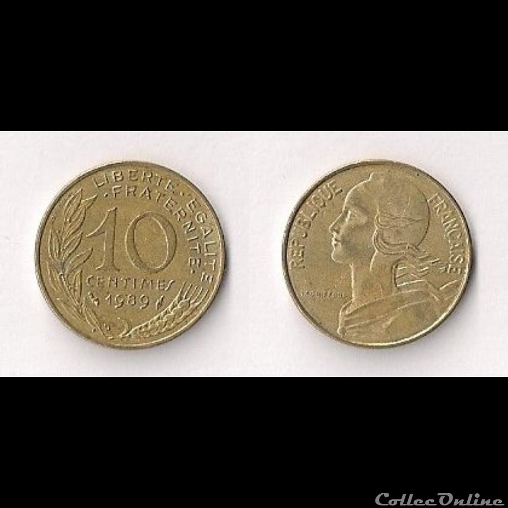 10 Cts Marianne 1989 monnaie france moderne 10 cts marianne 1989