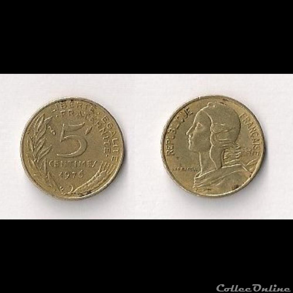 5 Cts Marianne 1976 monnaie france moderne 5 cts marianne 1976