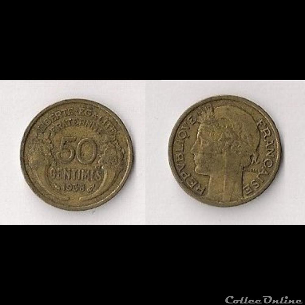 50 Cts Morlon 1938 monnaie france moderne 50 cts morlon 1938
