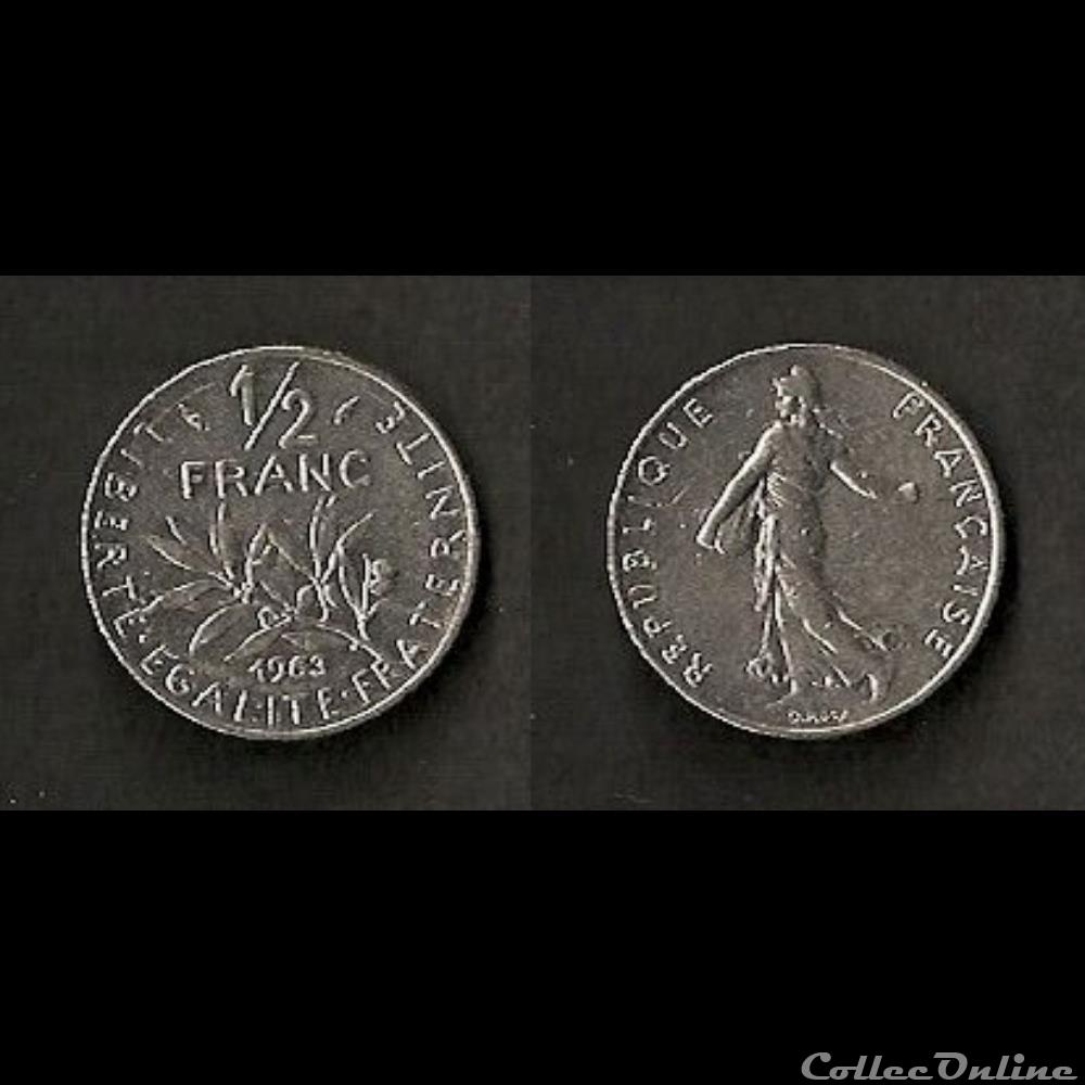 1/2 Franc Semeuse 1983 monnaie france moderne 1 2 franc semeuse 1983