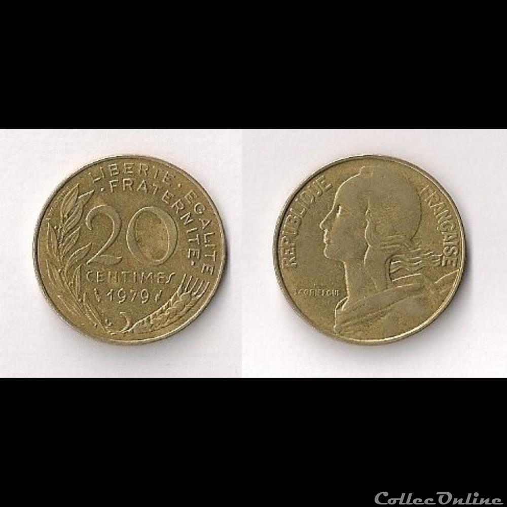 20 Cts Marianne 1979 monnaie france moderne 20 cts marianne 1979
