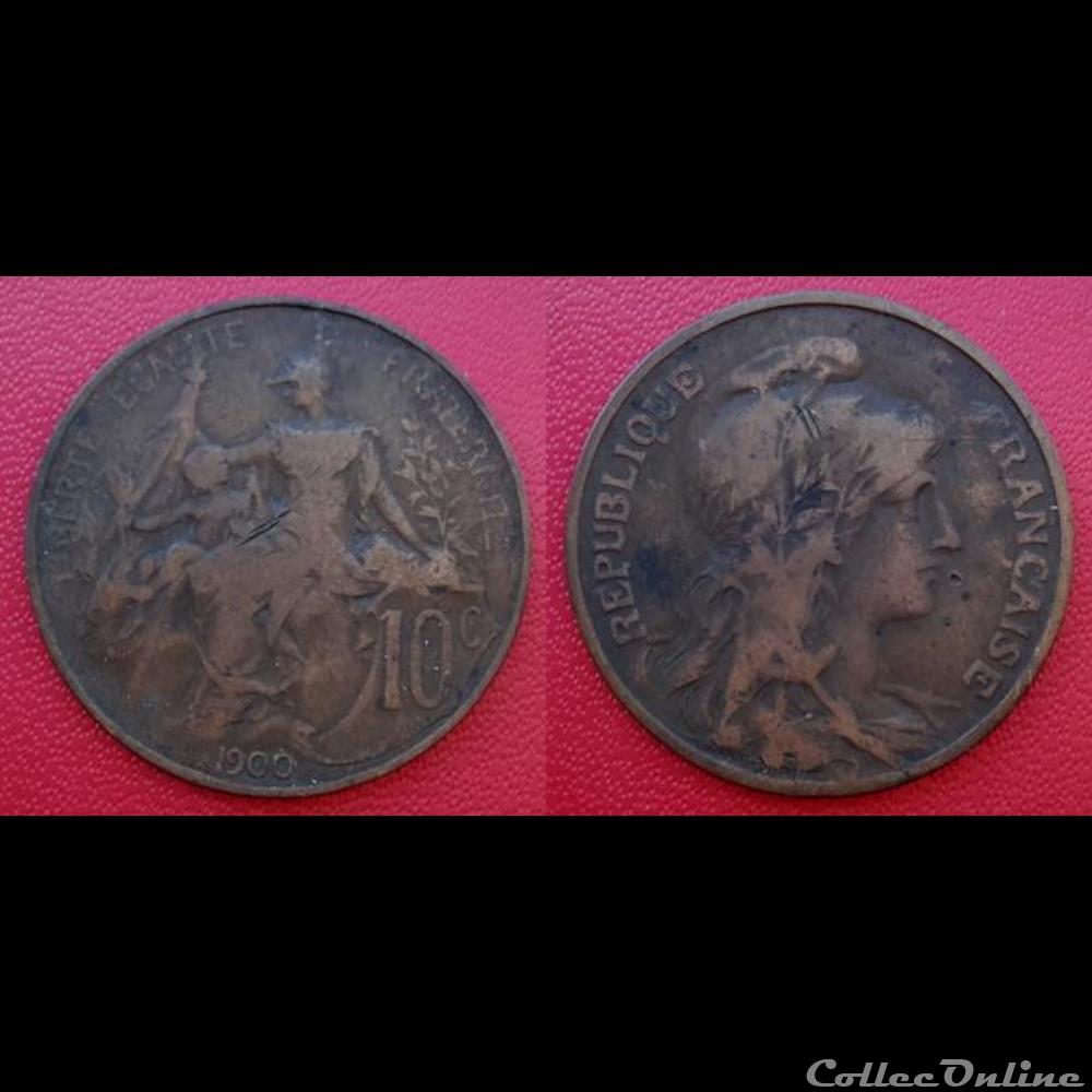 10 Cts Daniel-Dupuis 1900 monnaie france moderne 10 cts daniel dupuis 1900