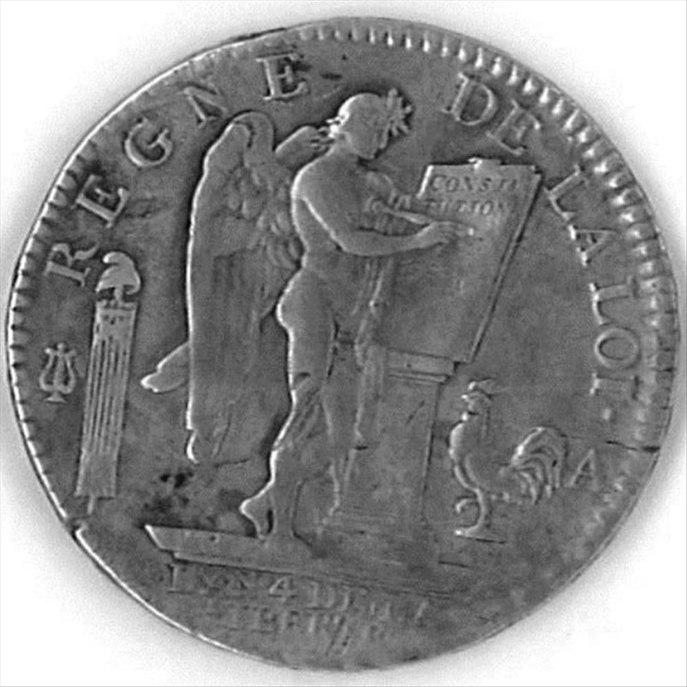 monnaie france royale louis xvi ecu de 6 livres constitution
