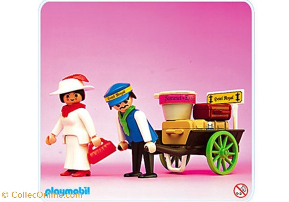 Elégante Et Porteur A Bagages Complet Sans Boite 5503 Playmobil n°56 jeux jouets elegante et porteur a bagages complet sans boite 5503 playmobil n 56