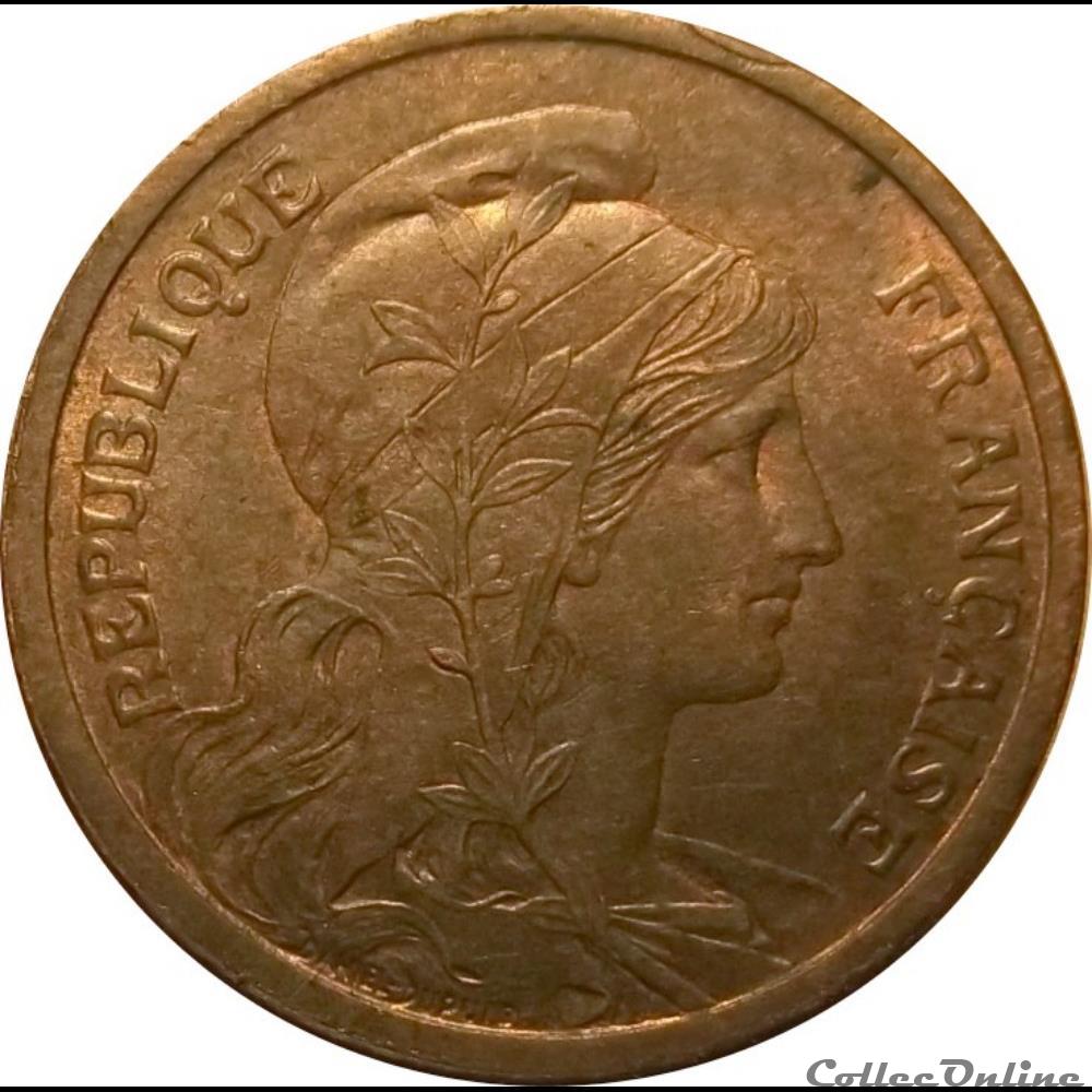 Deux Centimes Daniel Dupuis 1901 monnaie france moderne deux centimes daniel dupuis 1901