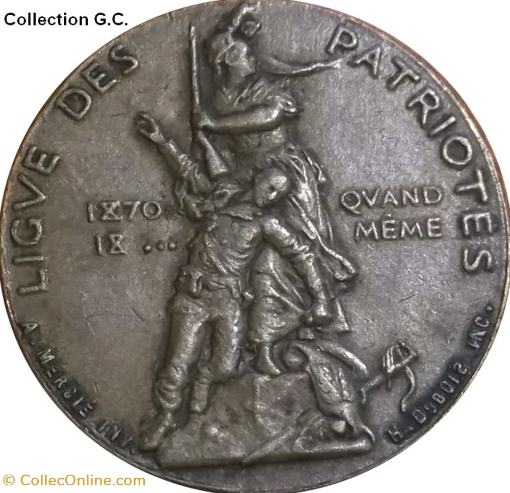 TROISIÈME RÉPUBLIQUE LIGUE DES PATRIOTES 1882 monnaie monde pologne troisieme republique ligue des patriotes 1882