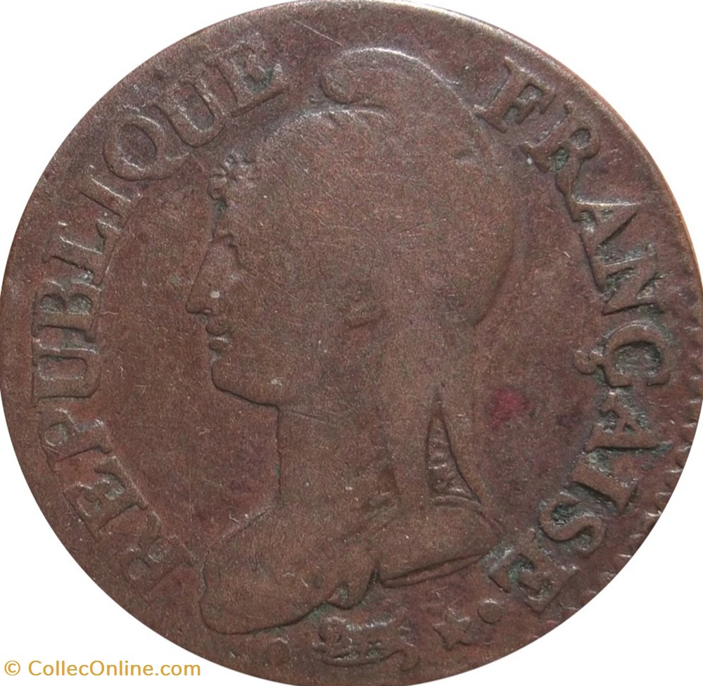 Cinq centimes Dupré, grand module 1797 Paris F.115/1 monnaies cinq centimes dupre grand module 1797 paris f 115 1
