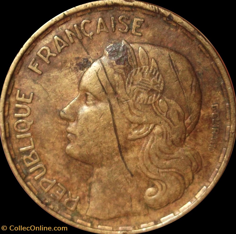50 Francs 1954 B monnaies 50 francs 1954 b