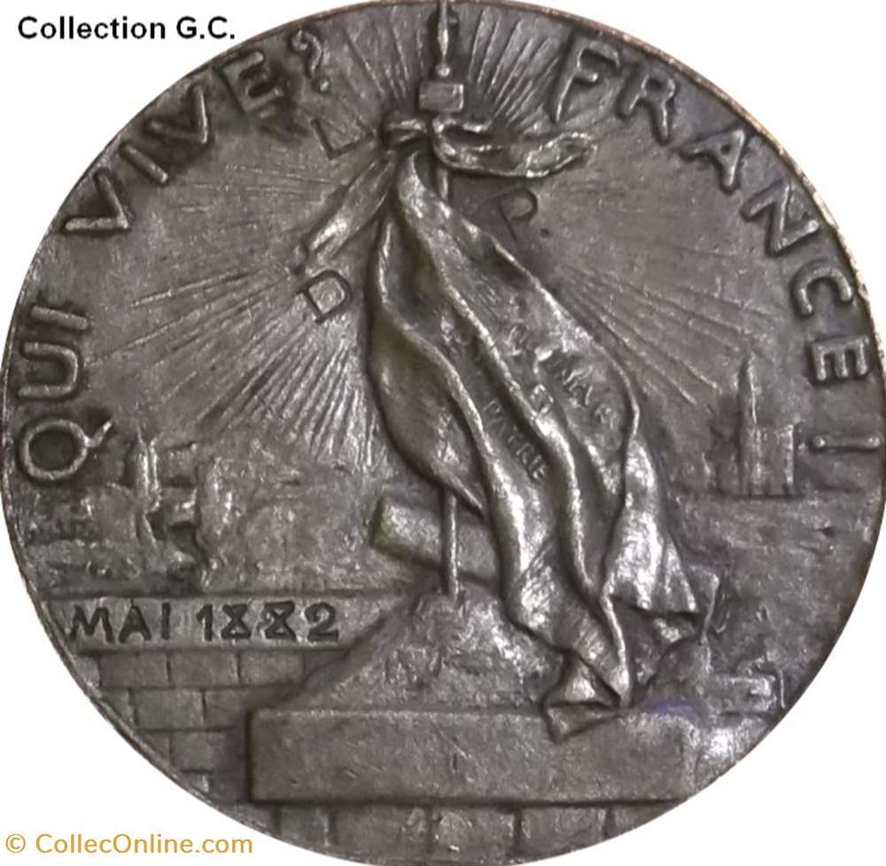 TROISIÈME RÉPUBLIQUE LIGUE DES PATRIOTES 1882 monnaie monde pologne troisieme republique ligue des patriotes 1882