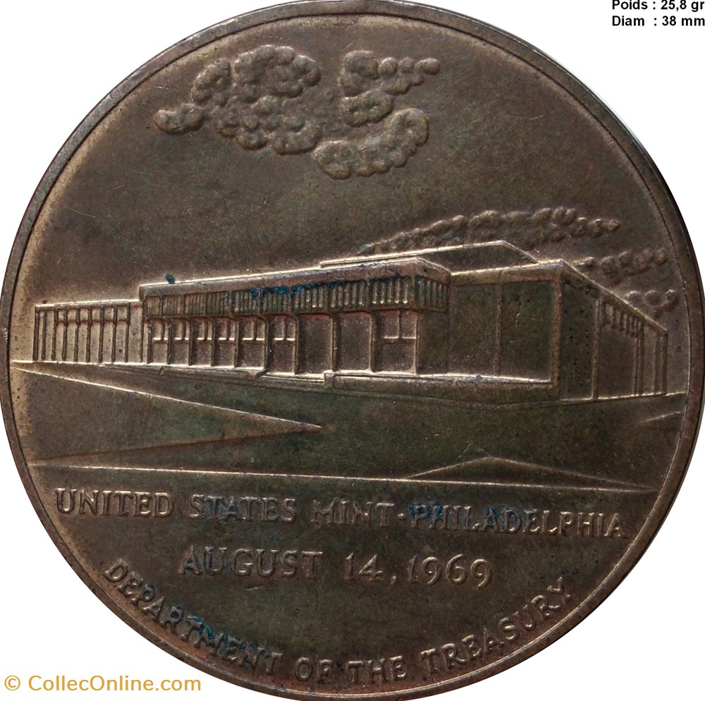 medailles medaille united states mint philadelphia