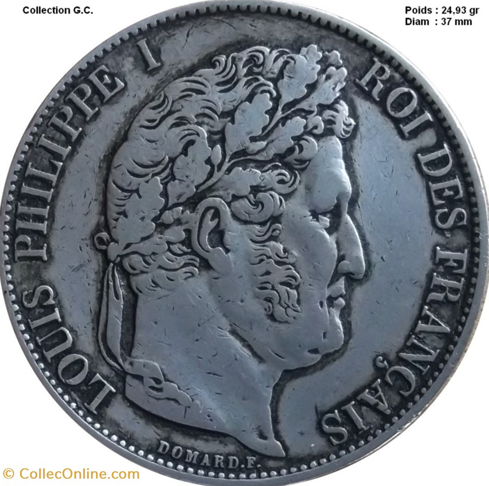 5 francs IIIe type Domard 1846 W Lille monnaies monde france 5 francs iiie type domard 1846 w lille