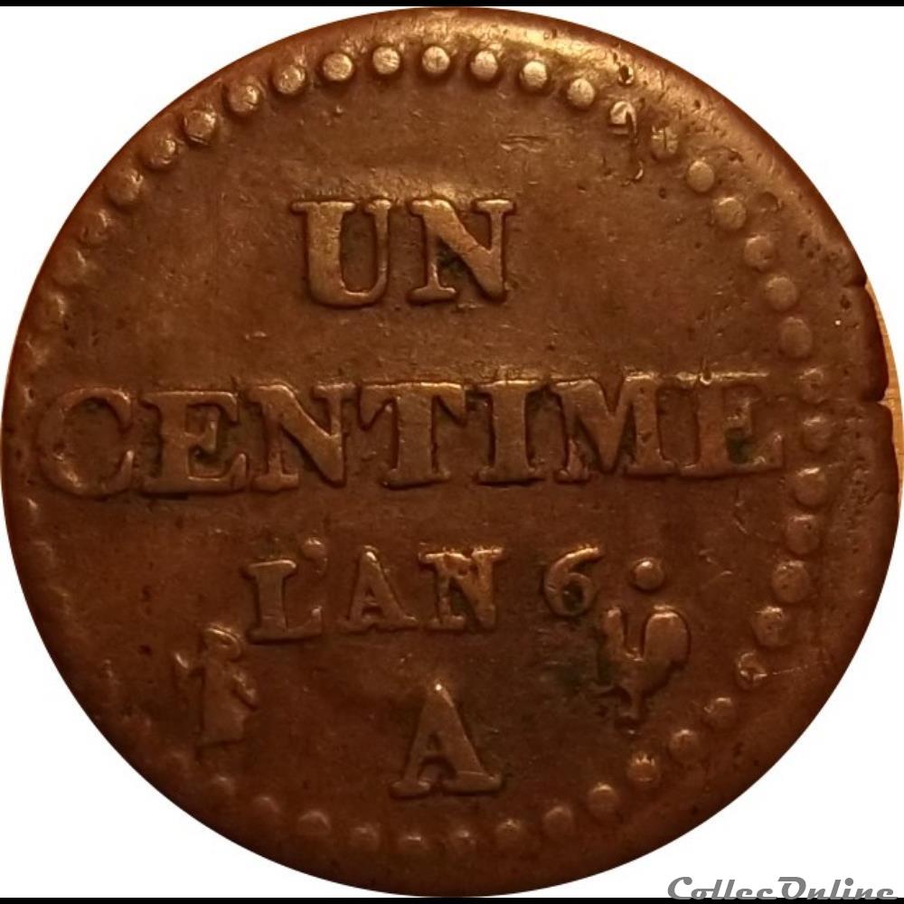 1 CENTIME DUPRE monnaie france romaine 1 centime dupre