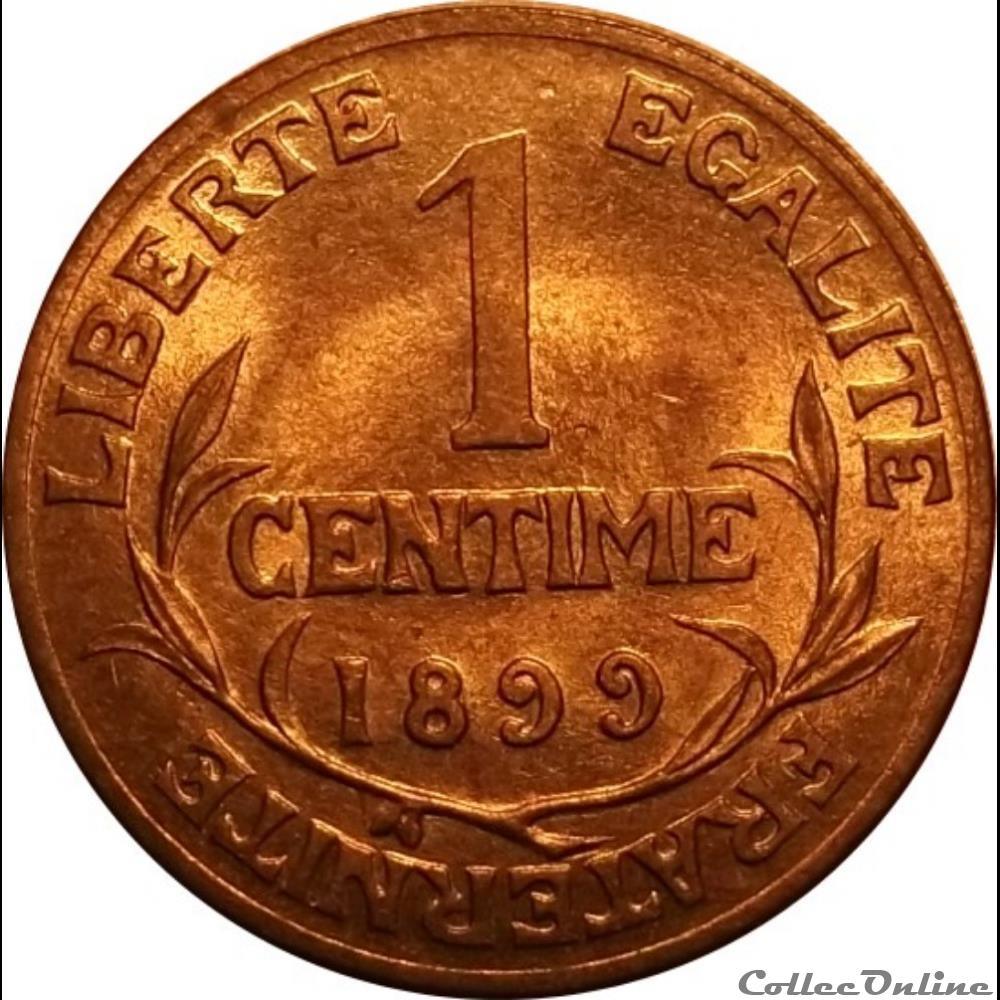 1 Centime Daniel Dupuis 1899 monnaie antique romaine 1 centime daniel dupuis 1899