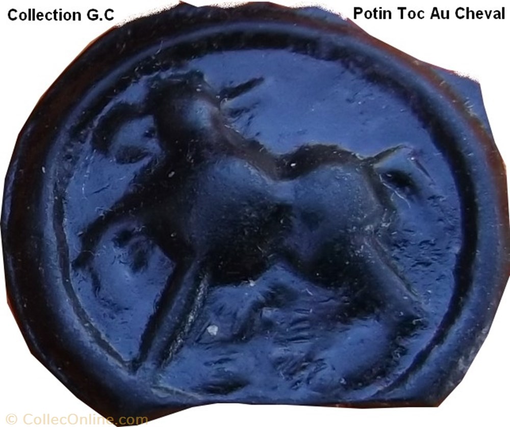 Potin Toc Au Cheval monnaie antique av jc ap gauloise potin toc au cheval