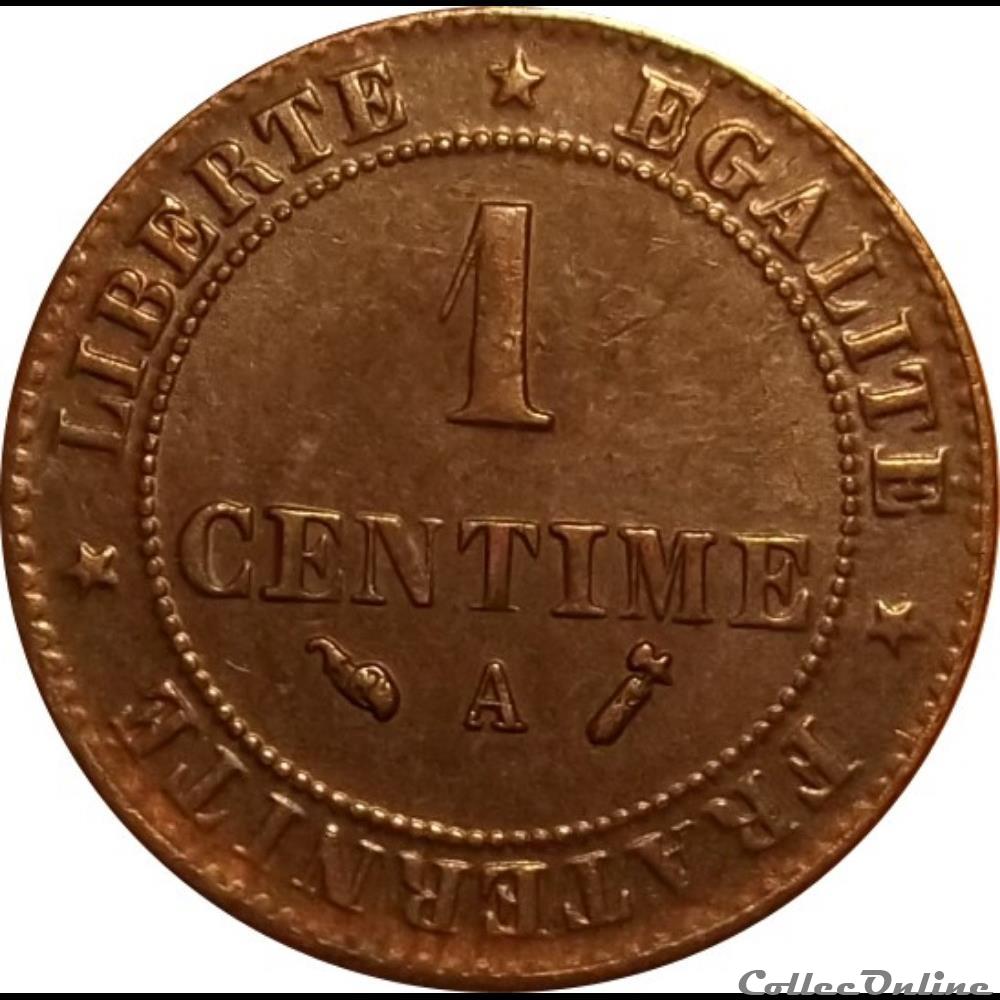 monnaie antique romaine 1 centime ceres 1886 a