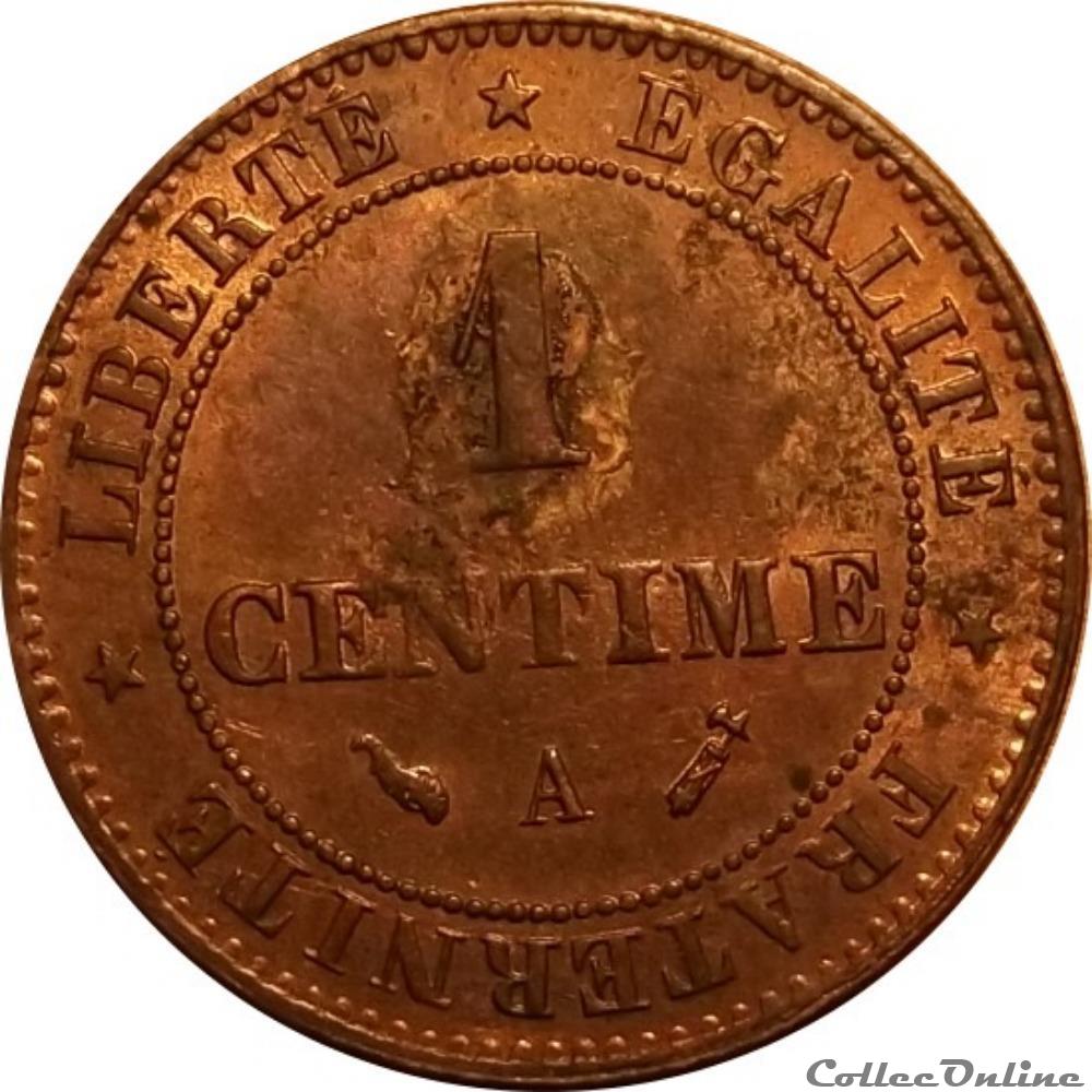 1 Centime Cérès 1896 A monnaie france moderne 1 centime ceres 1896 a