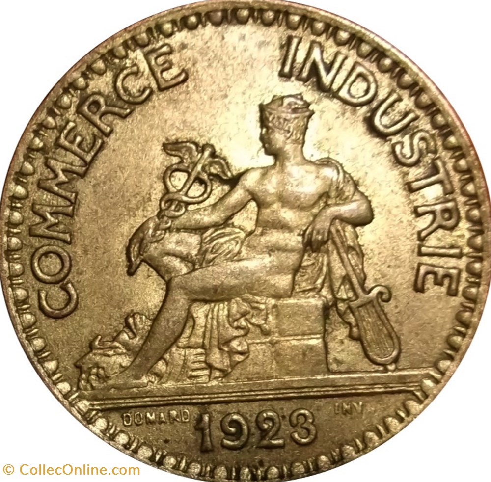 2 francs Chambres de Commerce 1923 monnaies france 2 francs chambres de commerce 1923