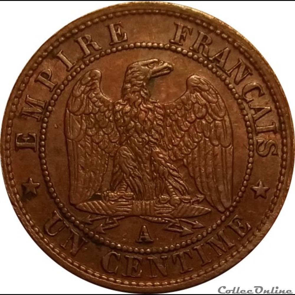1 Centime Napoléon Tete Laurée 1862 A monnaie antique romaine 1 centime napoleon tete lauree 1862 a