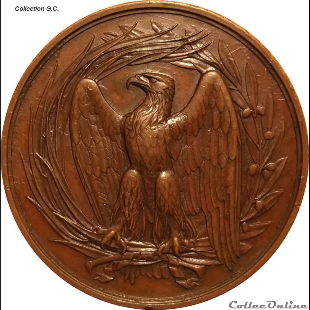 Médaille enseignement primaire 1856/57 france er empire medaille enseignement primaire 1856 57