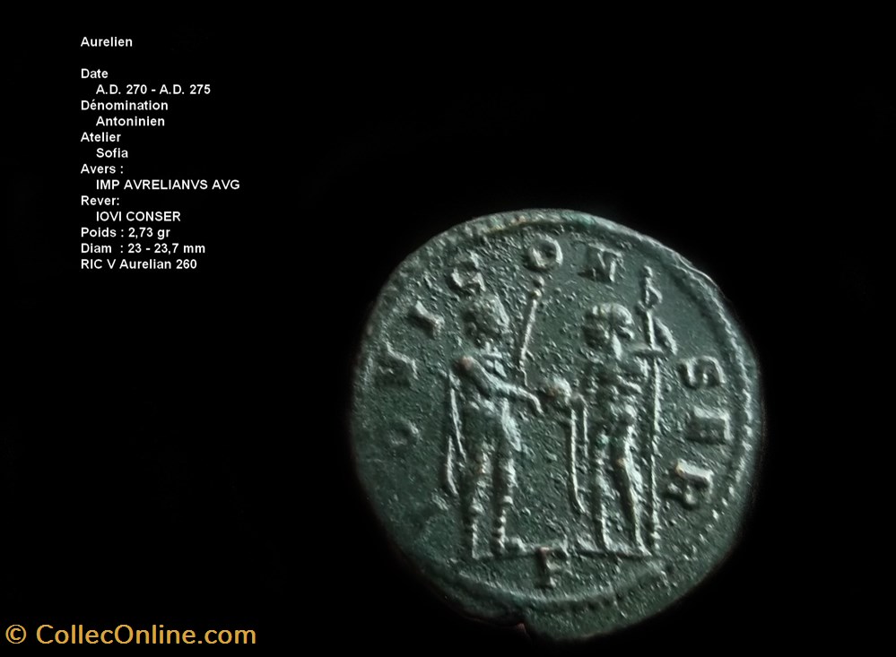 AURÉLIEN Antoninien monnaies antiques romaines republicaines imperiales aurelien antoninien