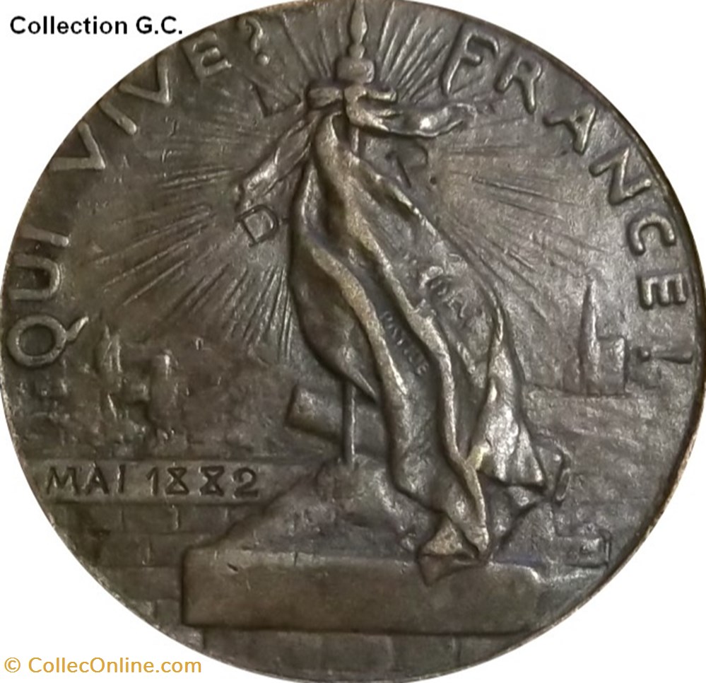 TROISIÈME RÉPUBLIQUE LIGUE DES PATRIOTES 1882 monnaie monde pologne troisieme republique ligue des patriotes 1882