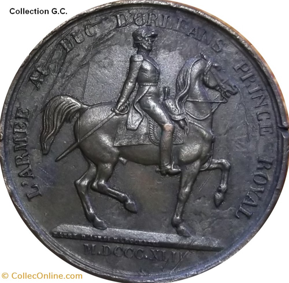 - VILLES et NOBLESSE DUC D'ORLEANS PRINCE ROYAL 1842 monnaie monde pologne villes et noblesse duc orleans prince royal 1842