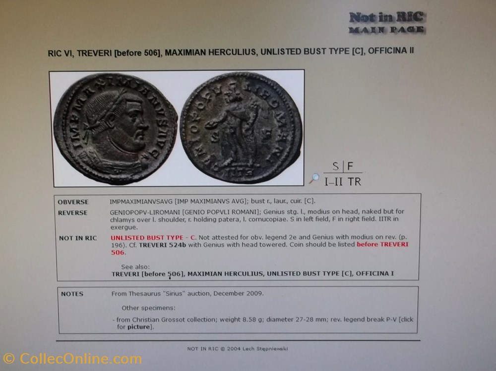 monnaies antiques romaines republicaines imperiales maximien hercule