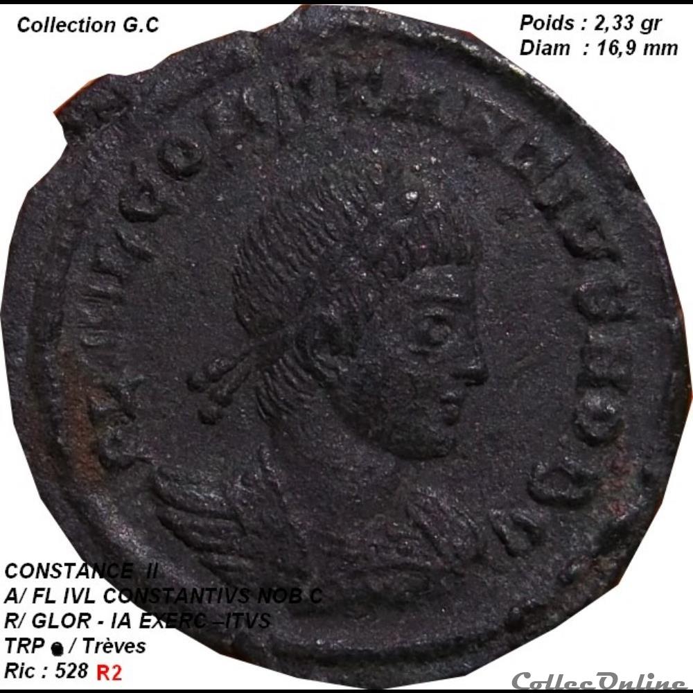 CONSTANCE II RIC 528 monnaie antique romaine constance ii ric 528