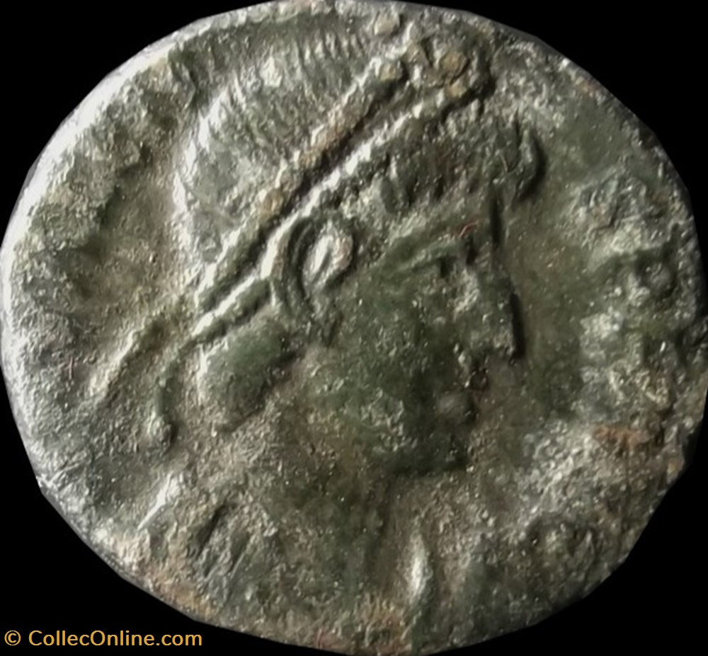 VALENS Nom de naissance Flavius Iulius Valens Épouse Albia Dominica monnaies antiques romaines republicaines imperiales valens nom de naissance flavius iulius valens epouse albia dominica