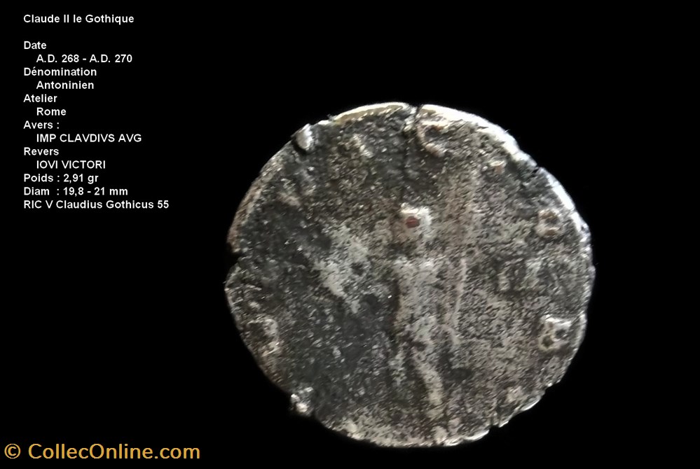 monnaies antiques romaines republicaines imperiales claude ii le gothique ric 55