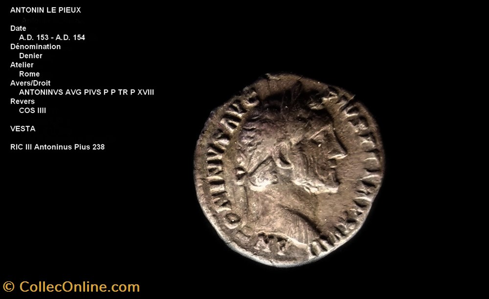 monnaies antiques romaines republicaines imperiales antonin le pieux
