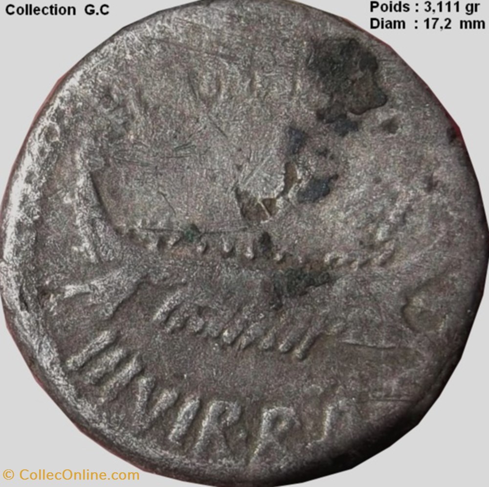 Denier légions III monnaies antiques a romaines imperiales et republicaines denier legions iii