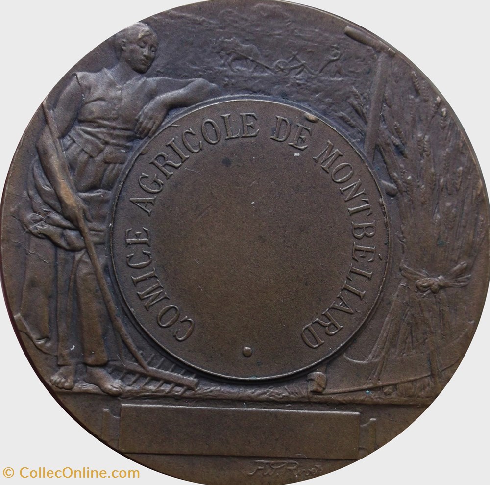 medailles medaille comice agricole de montbeliard