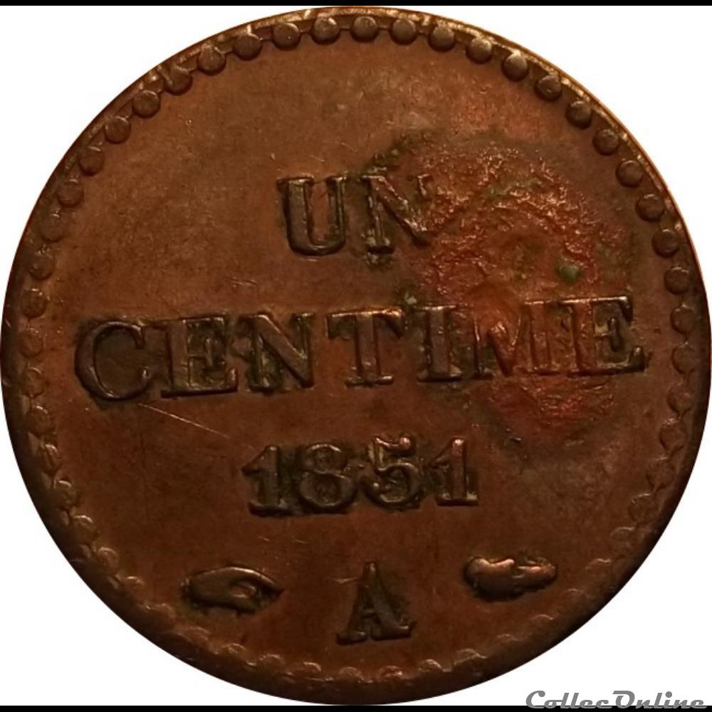 1 CENTIME DUPRE monnaie antique romaine 1 centime dupre