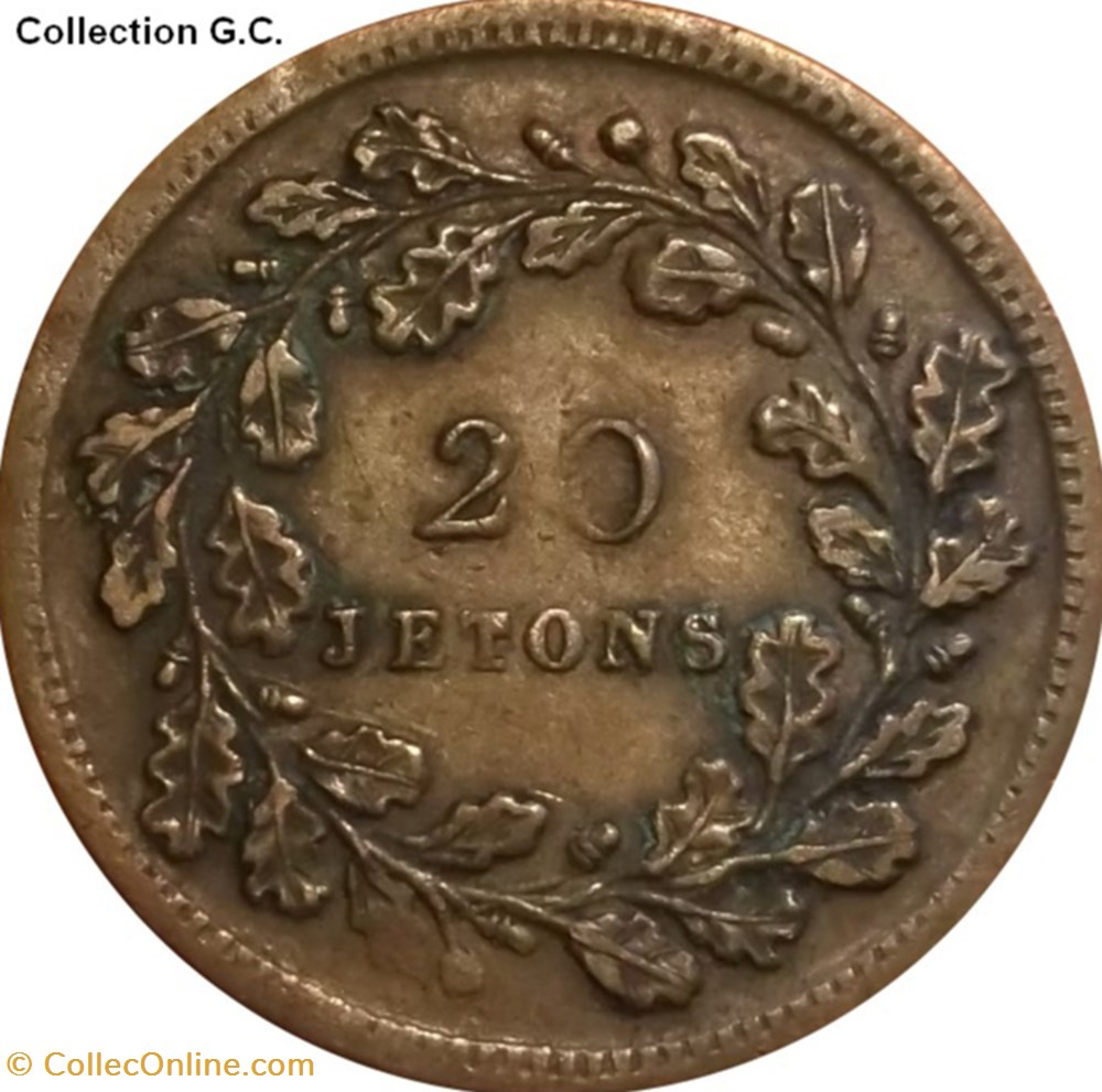 CASINOS ET JEUX La Colonne Vendôme - Jeton de jeu n.d. monnaie monde pologne casinos et jeux la colonne vendome jeton de jeu n d