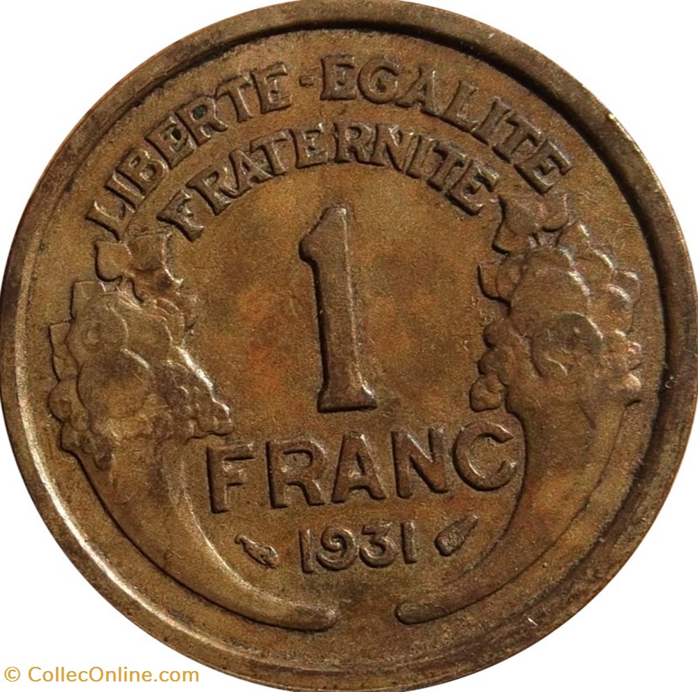 1 franc Morlon 1931 Paris F.219/2 monnaies 1 franc morlon 1931 paris f 219 2