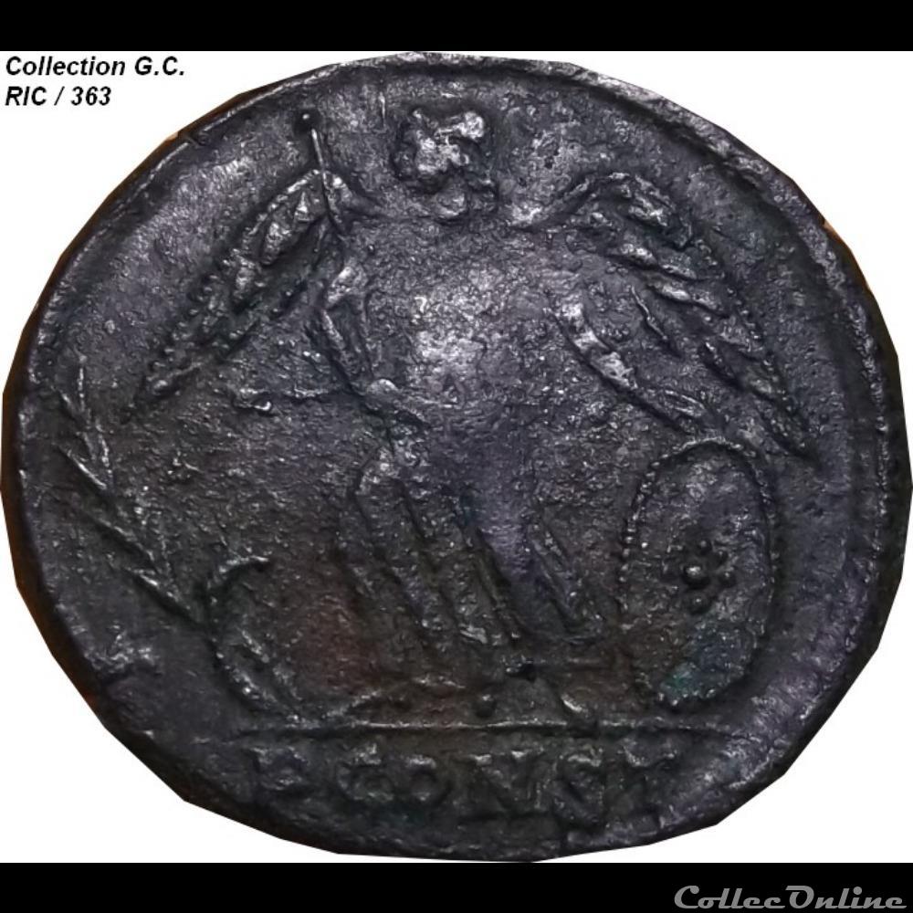 CONSTANTINOPOLIS RIC 363 monnaie antique romaine constantinopolis ric 363