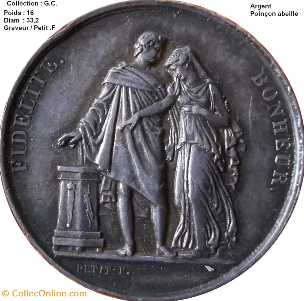 Médaille de Mariage medailles france medaille de mariage