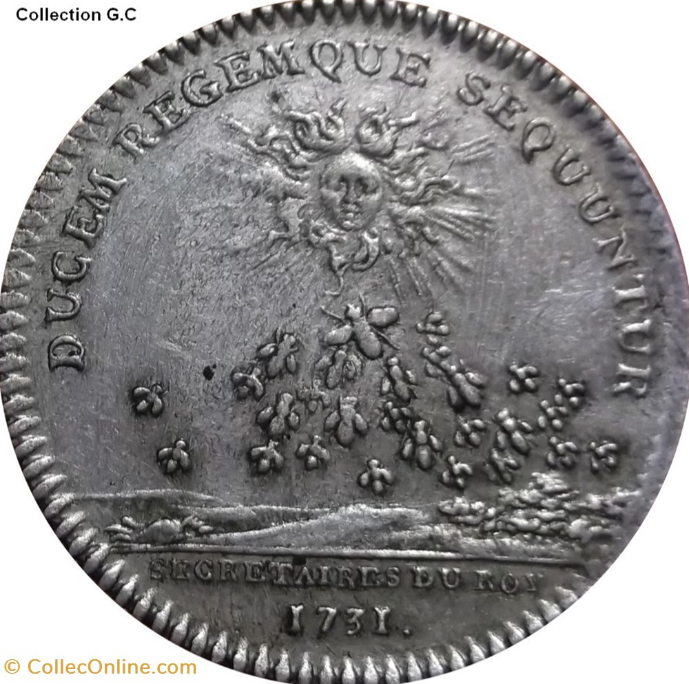 monnaie monde pologne secretaires du roi emission de 1740 1731