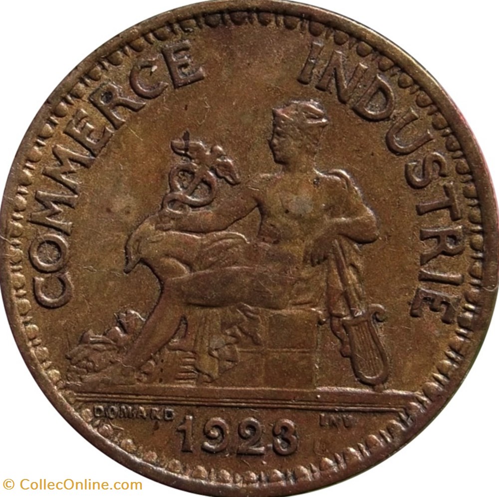1 franc Chambres de Commerce 1923 monnaies 1 franc chambres de commerce 1923