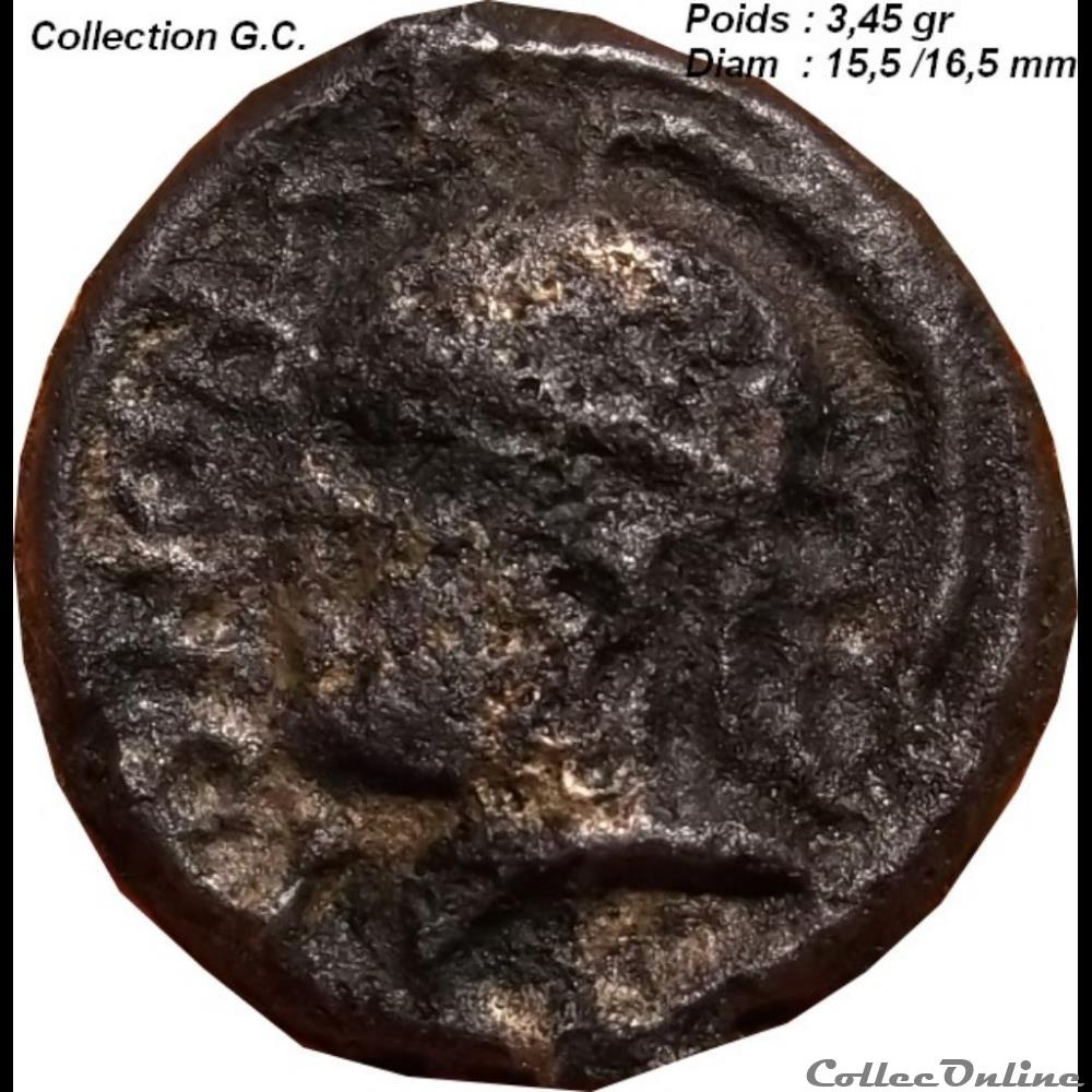 Bronze Turonos cantorix monnaie antique gauloise bronze turonos cantorix