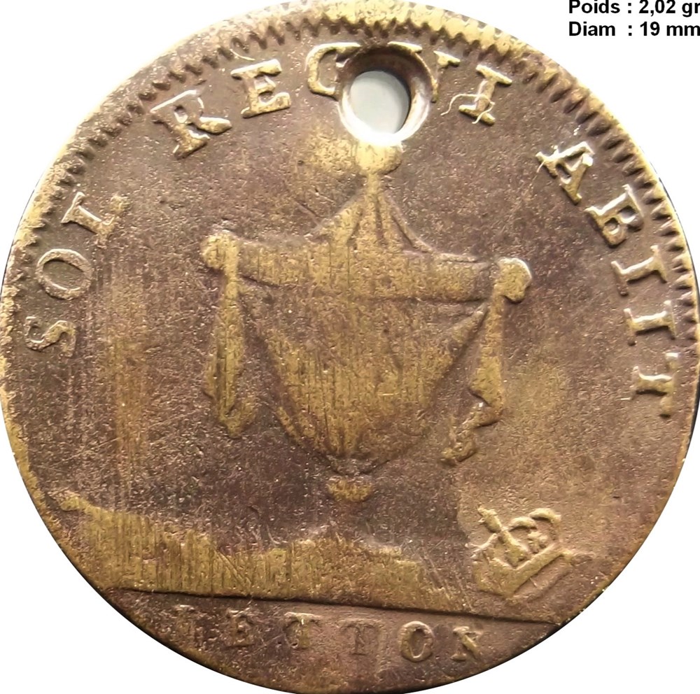 Jeton LOUIS XVI Le roi martyr 1793 Nuremberg monnaies monde pologne jeton louis xvi le roi martyr 1793 nuremberg